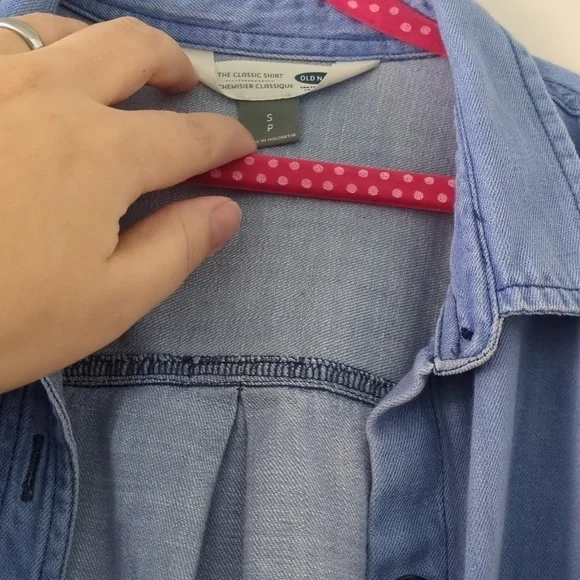 3 Button Down Lot Plad Striped And Solid Western Coastal Cotton Shirts Small - Picture 3 of 9